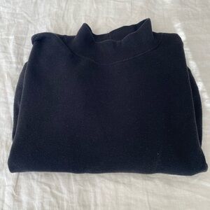 Black Mockneck Sweater